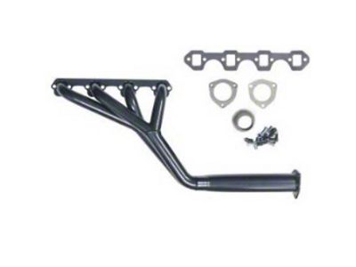 1965-1968 Shelby Mustang Tri-Y Exhaust Headers with Black Painted Finish, 260/289/302 V8