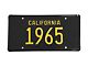 1965-1969 Classic California License Plate