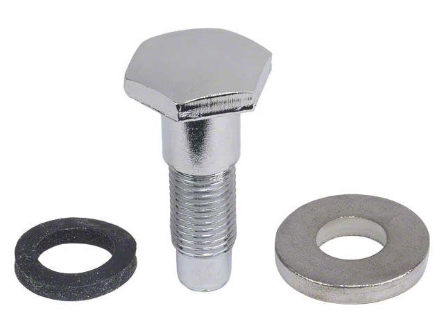 Seat Belt Bolt Set/ Chrome/ Incl Washers & Spacers