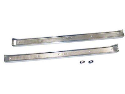 1965-1970 Chevy 2-Door Sill Plates With Body By Fisher Logo