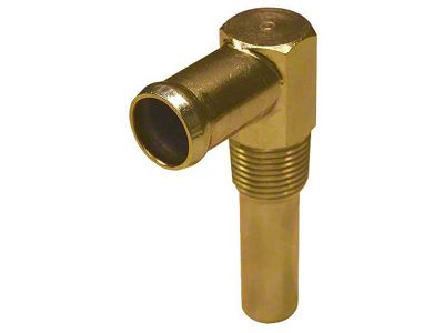 Heater Hose Elbow, Gold Zinc (65-69 Comet; 65-70 Falcon)