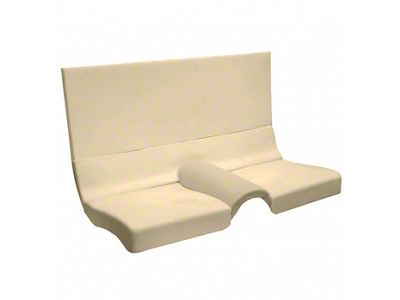 1965-1970 Mustang Fastback Rear Seat Foam Set, 2 Pieces