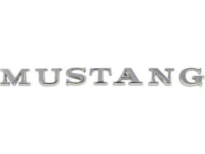 1965-1972 Mustang Pin-Type Trunk Lid Letter Set