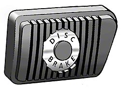 Brake Pedal Pad/ Disc Brakes With Manual Trans (65-73 Mustang)