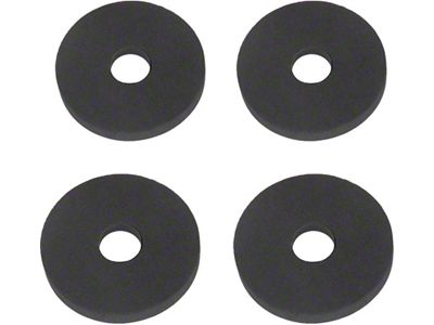 1965-1973 Mustang Rear Bumper Insulator Set, 4 Pieces