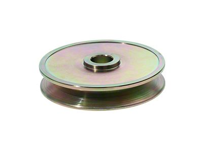 1965-1973 Mustang Single-Groove Alternator Pulley, 3.87 Diameter for Hi-Po Applications