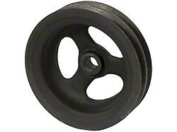 1965-1974 Corvette Power Steering Pump Pulley 2 Groove Cast Iron With Big Block 
