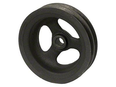 1965-1974 Corvette Power Steering Pump Pulley 2 Groove Cast Iron With Big Block