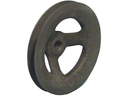 Pwr Strng Pmp Pulley,Sgl Groove,w/Sm Blk,No A/C,65-74