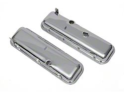 1965-1974 Corvette Valve Covers Chrome Non-Power Brake Big Block