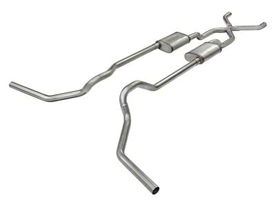 1965-1976 Ford Truck 2WD Pypes Exhaust Crossmember Back Exhaust System, Turbo Pro Muffler