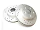 Plated Slotted and Cross Drilled Rotors; Front and Rear (65-82 Corvette C2 & C3)