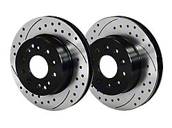 Promatrix Drilled and Slotted Rotors; Front and Rear (65-82 Corvette C2 & C3)