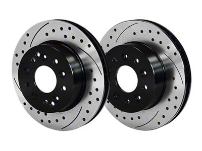 Promatrix Drilled and Slotted Rotors; Front and Rear (65-82 Corvette C2 & C3)