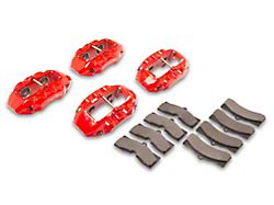 Caliper Set, Aluminum, Red, Wilwood, 1965-1982