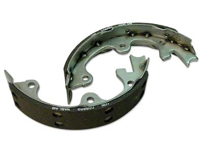 Parking Brake Shoe Set, Stainless Steel, 1965-1982
