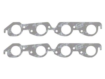 1965-1990 Chevrolet 396-454 Mark IV Big Block Header Gaskets Round Ports, 1.92 Inch