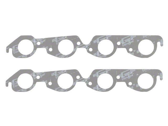 1965-1990 Chevrolet 396-454 Mark IV Big Block Header Gaskets Round Ports, 1.92 Inch