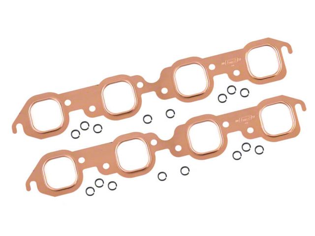 1965-1990 Mr Gasket Chevrolet Big Block Cooper Header Gaskets Round Ports