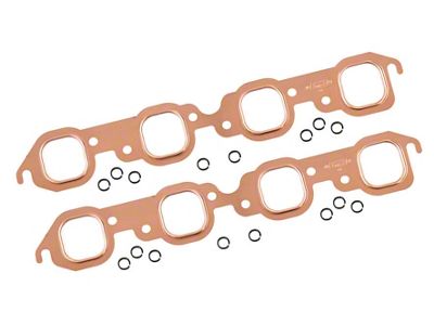 1965-1990 Mr Gasket Chevrolet Big Block Cooper Header Gaskets Round Ports