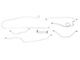 1965 Chevy-GMC Truck 2WD 1/2-Ton Standard Cab Longbed Power Drum Complet Brake Line Set 8pc, OE Steel