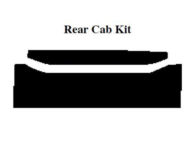 1965-66 Ford Pickup AcoustiSHIELD, Rear Cab Insulation Kit
