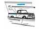 1965-66 Ford Pickup Bed Side Moldings, Right And Left, 8' Styleside (F100 & F250 Styleside Long Wheelbase)