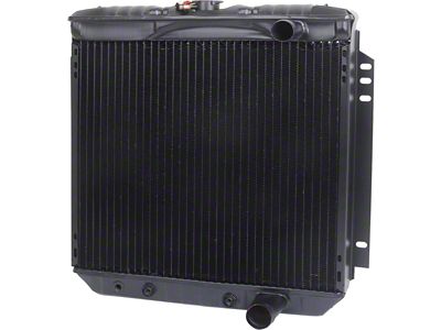 Radiator, 3 row, OEM style, 289 V8, 65-68