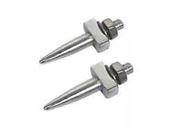 1965-68 Galaxie-Monterey Convertible Chrome Top Guide Pins