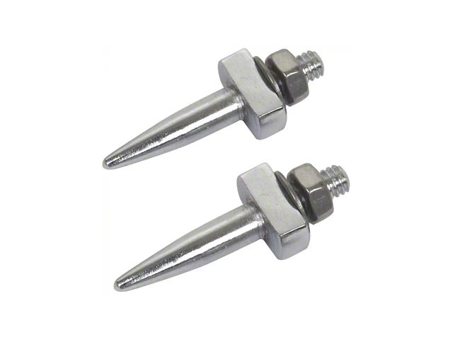 1965-68 Galaxie-Monterey Convertible Chrome Top Guide Pins