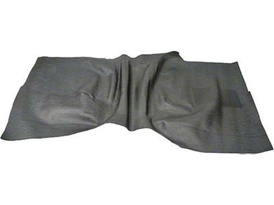 1965-72 Ford Pickup Floor Mat, Rubber, Black, Floor Shift With 8 Hump