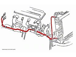1965 Buick Special Skylark V8 Powerglide Bottom Port Radiator Transmission Cooler Lines 2pc, OE Steel