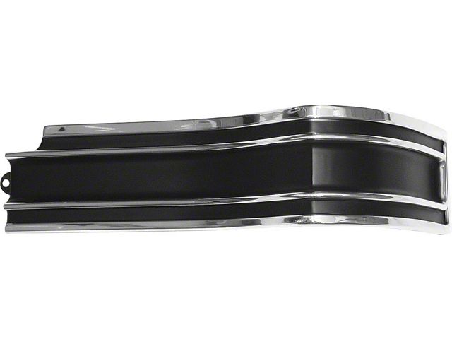 1965 Chevy Impala SS Quarter Panel Molding Extension Right Rear Black