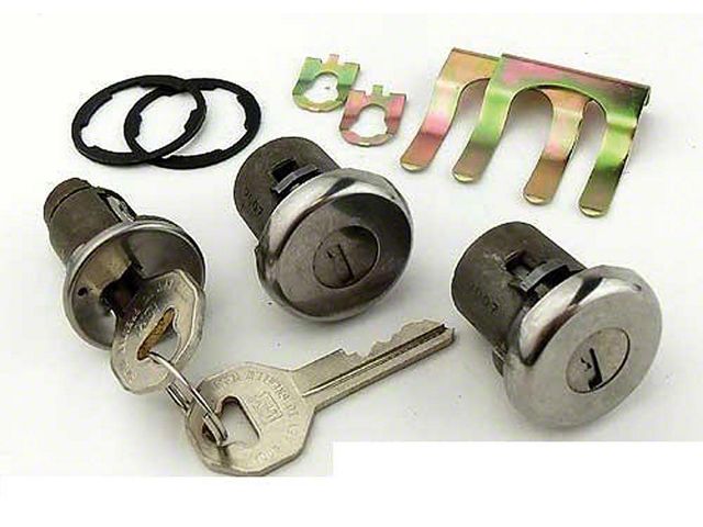1965 Corvette Ignition And Door Lock Kit With Original Keys Concours Correct