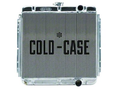 1965 Fairlane Cold Case Performance Aluminum Radiator, Big 2 Row, Standard Transmission 289 & 302