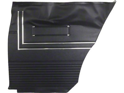 1965 Ford Galaxie 500 Rear Side Panels, Vinyl, Pair, Fastback, Hardtop