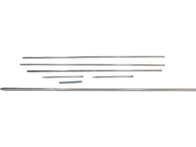 1965 Ford Thunderbird Body Side Moulding Kit, 8 Pieces, Stainless Steel