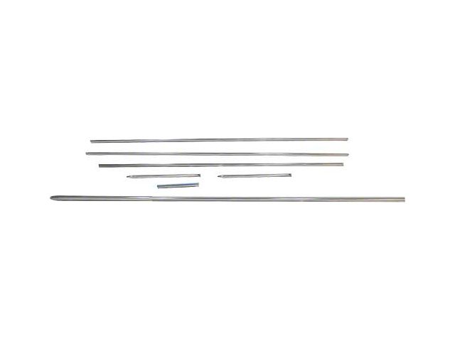 1965 Ford Thunderbird Body Side Moulding Kit, 8 Pieces, Stainless Steel