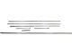 1965 Ford Thunderbird Body Side Moulding Kit, 8 Pieces, Stainless Steel