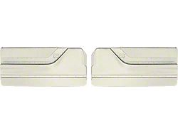 1965 Ford Thunderbird Door Trim Panels, White, Except Landau