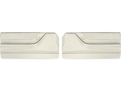 1965 Ford Thunderbird Door Trim Panels, White, Except Landau