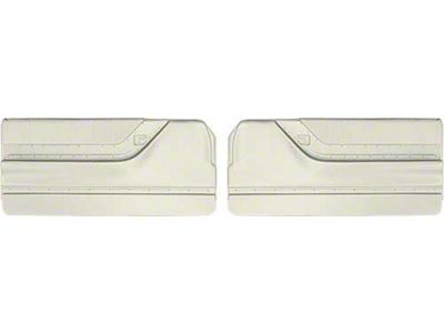 1965 Ford Thunderbird Door Trim Panels, White, Except Landau