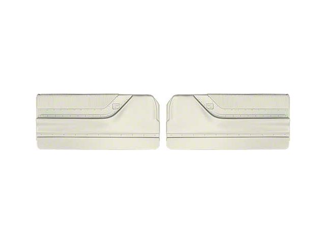 1965 Ford Thunderbird Door Trim Panels, White, Except Landau