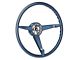 1965 Mustang 3-Spoke Steering Wheel for Cars with Alternator, Dark Blue