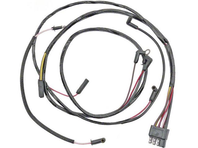 CA 1965 Mustang Firewall to Engine Gauge Feed, V8 with Gauges and 3-Speed Heater Motor