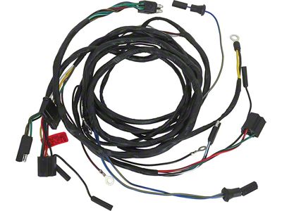 CA 1965 Mustang Firewall to Headlight Wiring for Cars with Warning Lights