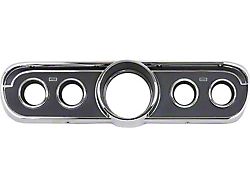 OPR 1965 Mustang GT Instrument Bezel with Black Plastic Camera Case Finish