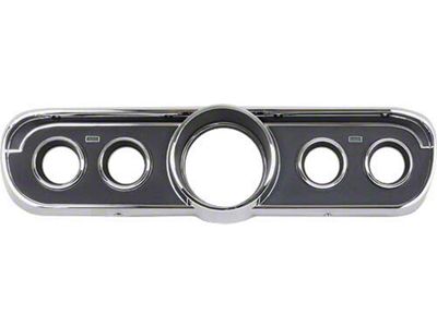 OPR 1965 Mustang GT Instrument Bezel with Black Plastic Camera Case Finish