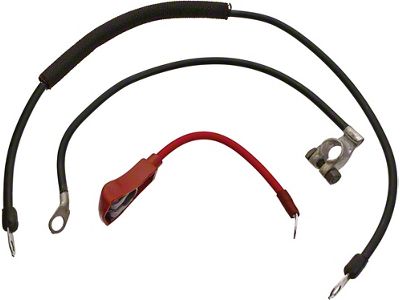 1965 Mustang Reproduction Battery Cable Set, Late V8 Engines