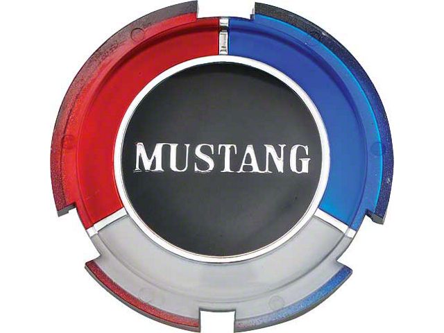 1965 Mustang Wheel Cover Spinner Insert with Mustang Script